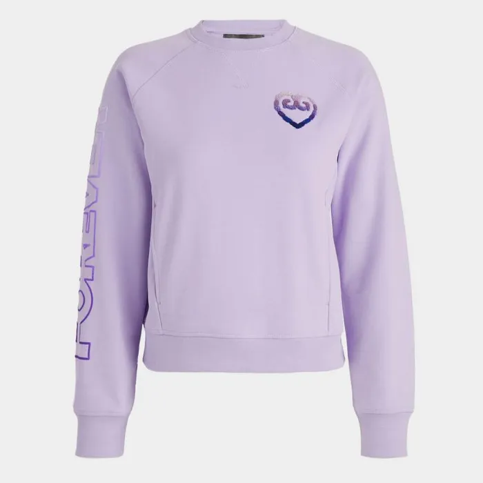 GFORE Hoodies and Tees Women FOREVER FRENCH TERRY RAGLAN CREWNECK SWEATSHIRT Aura