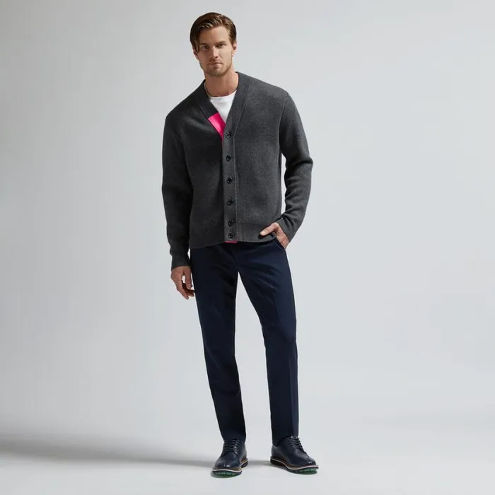 GFORE Pants Men ALL SEASON WOOL SLIM LEG PANT Twilight