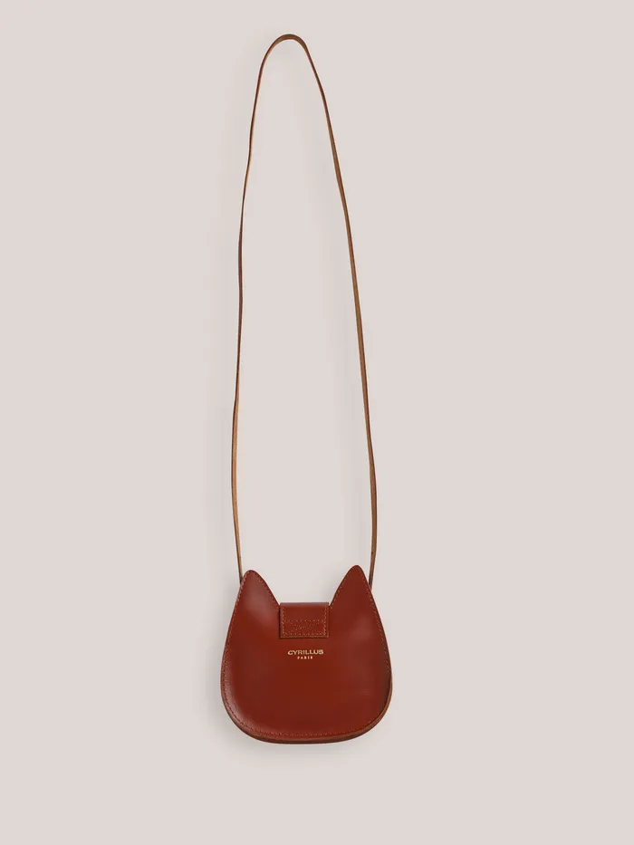Girls Cyrillus Accessories Squirrel Saddle Bag Cognac