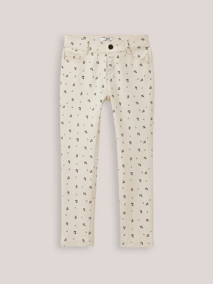 Girls Cyrillus Clothing Cassy Print SlimFit Trousers Imp Cassy