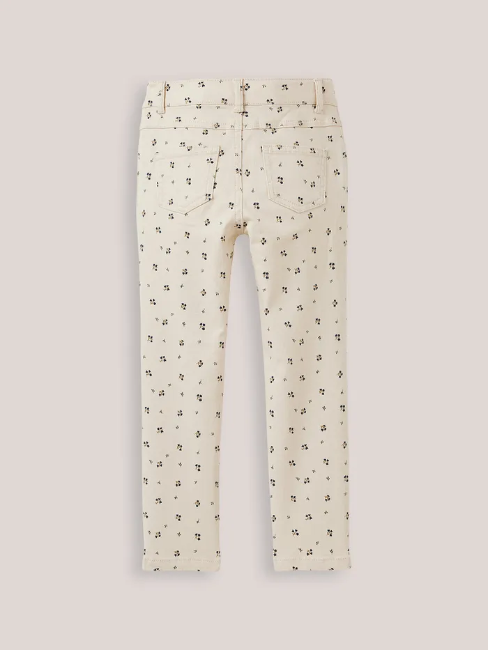 Girls Cyrillus Clothing Cassy Print SlimFit Trousers Imp Cassy