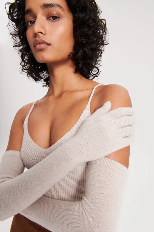 Gloves Scanlan Theodore Women CASHMERE GLOVES DOVE