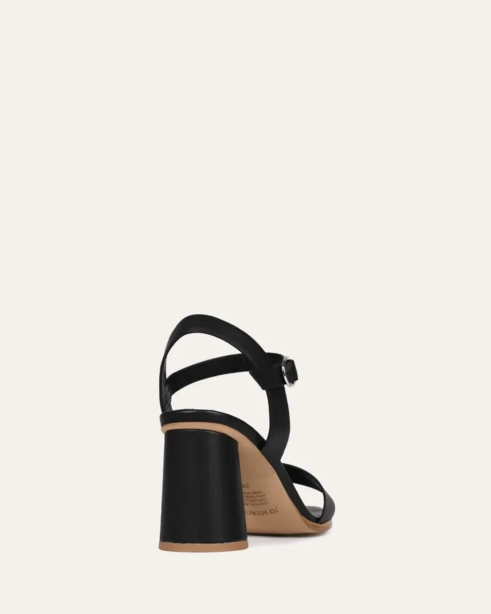 HIGH SANDALS jomercer Women Calais high heel sandals black leather HIGH SANDALS jomercer Women Calais high heel sandals black leather