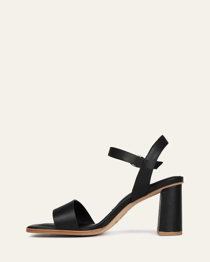 HIGH SANDALS jomercer Women Calais high heel sandals black leather HIGH SANDALS jomercer Women Calais high heel sandals black leather