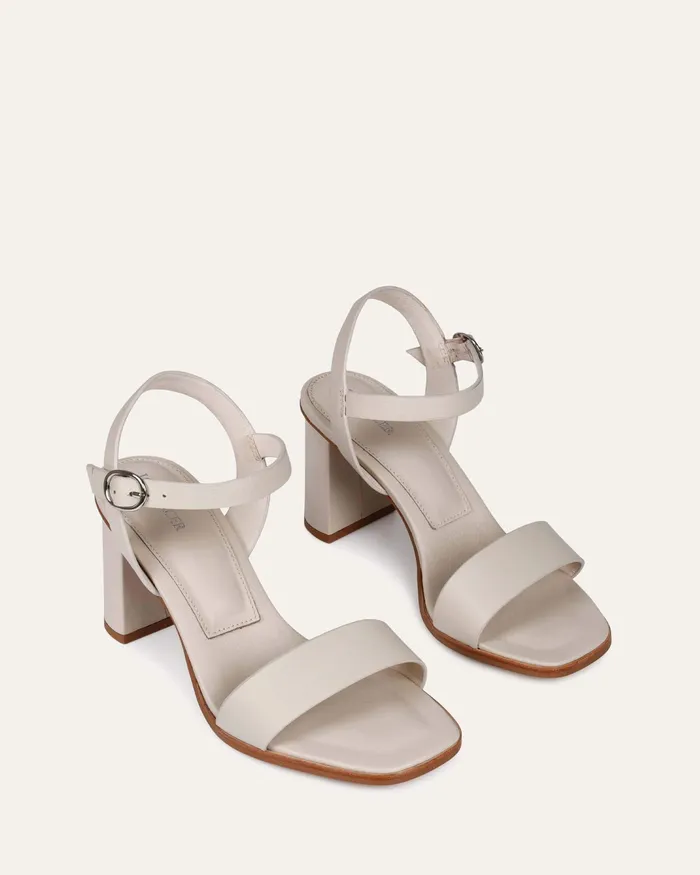 HIGH SANDALS jomercer Women Calais high heel sandals bone leather HIGH SANDALS jomercer Women Calais high heel sandals bone leather