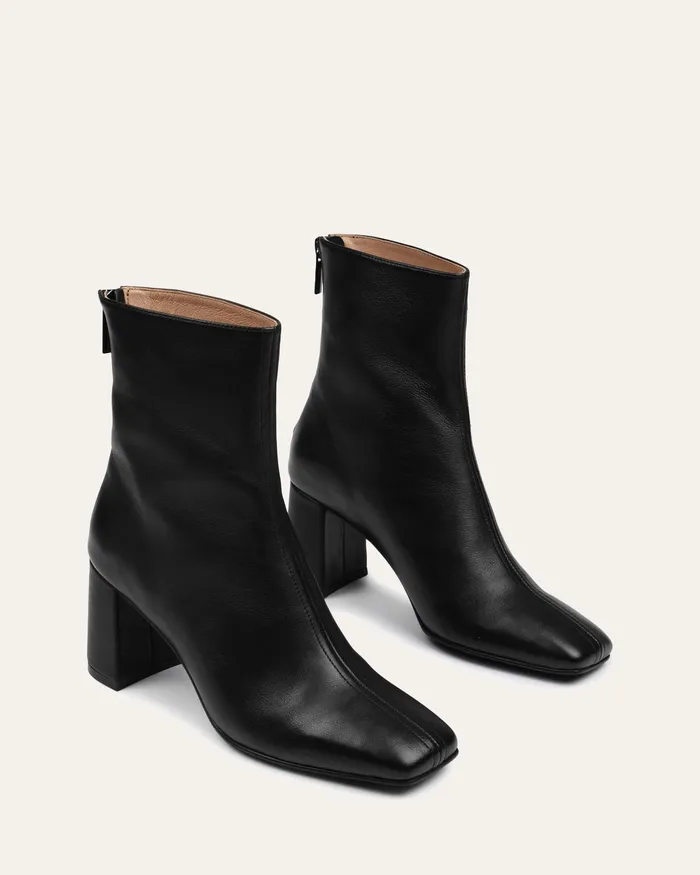 jomercer Nevada mid ankle boots black leather Women MID ANKLE BOOTS jomercer Nevada mid ankle boots black leather Women MID ANKLE BOOTS