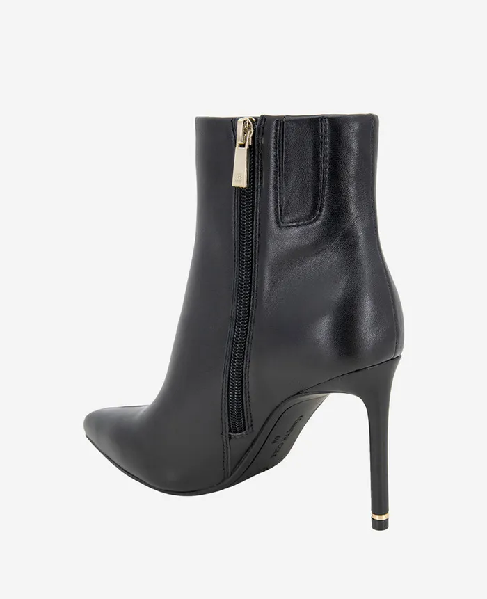 Kenneth Cole Boots and Booties Women Quincy Leather Heel Ankle Bootie Black Kenneth Cole Boots and Booties Women Quincy Leather Heel Ankle Bootie Black