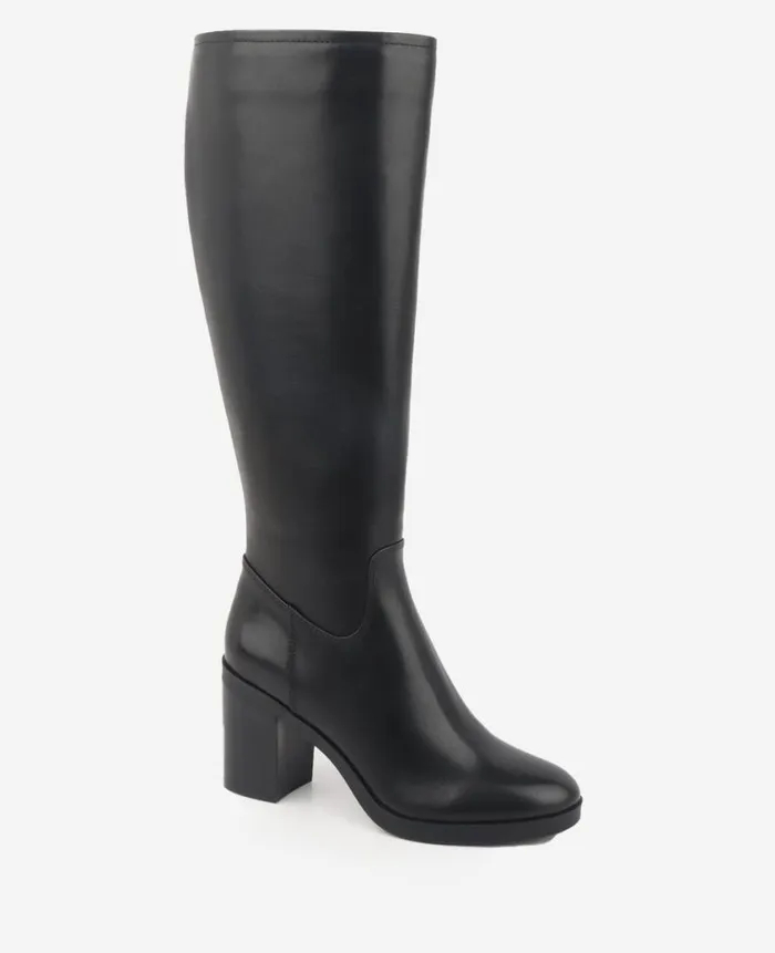 Kenneth Cole Boots and Booties Women Veronica Tall Knee Leather Boot Black Kenneth Cole Boots and Booties Women Veronica Tall Knee Leather Boot Black