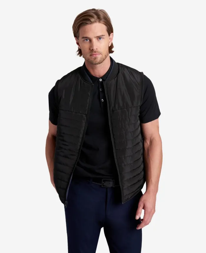 Kenneth Cole Jackets and Outerwear Men Reversible Vest Black Kenneth Cole Jackets and Outerwear Men Reversible Vest Black