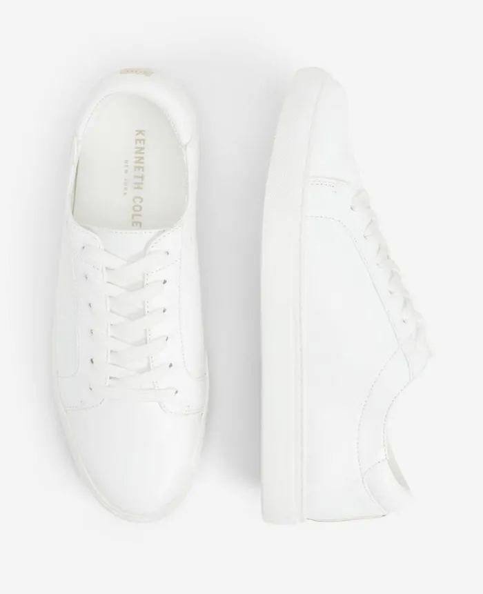 Kenneth Cole Sneakers Women Women039s Leather Kam Sneaker White Kenneth Cole Sneakers Women Women039s Leather Kam Sneaker White