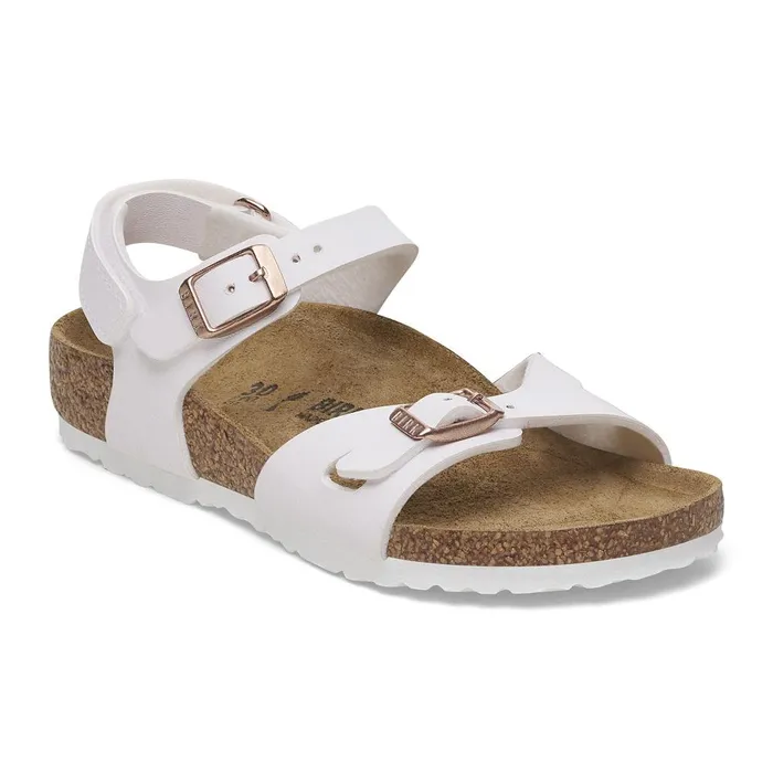 Kids Birkenstock BackAnkleStrap Rio White