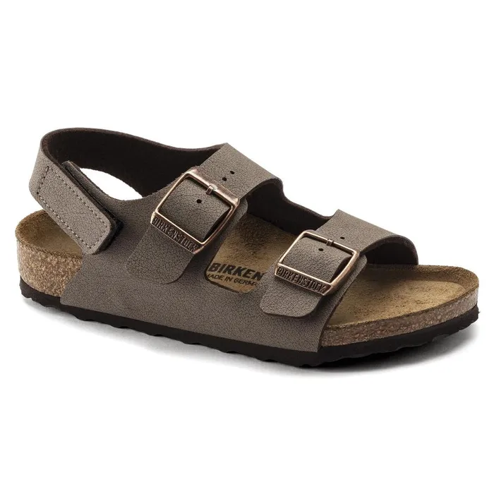 Kids Birkenstock TwoStrap Milano Hl Mocha