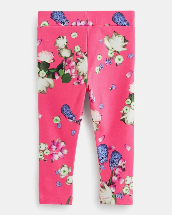 Kids FEDELMA 8211 Floral Logo TShirt And Leggings Set Pink Ted Baker Playsuits and Sets Kids FEDELMA 8211 Floral Logo TShirt And Leggings Set Pink Ted Baker Playsuits and Sets