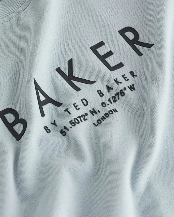 Kids IACOB 8211 Branded Tape Detail TShirt Medium Blue Ted Baker Tops Kids IACOB 8211 Branded Tape Detail TShirt Medium Blue Ted Baker Tops