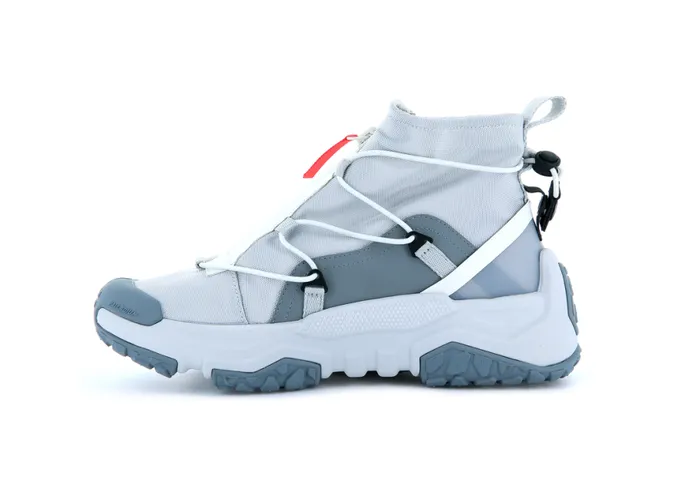 Kids OFFGRID HI ZIP WATERPROOF Glacier Grey PALLADIUM Sneakers Kids OFFGRID HI ZIP WATERPROOF Glacier Grey PALLADIUM Sneakers