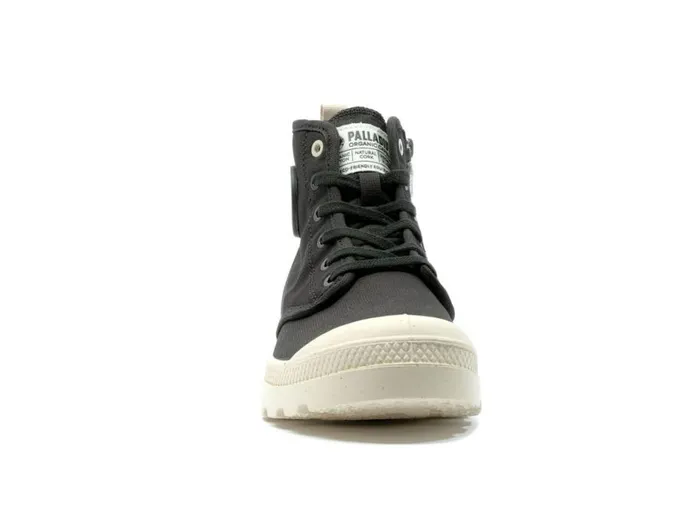 Kids PAMPA HI ZIP ORGANIC Black PALLADIUM Boots Kids PAMPA HI ZIP ORGANIC Black PALLADIUM Boots
