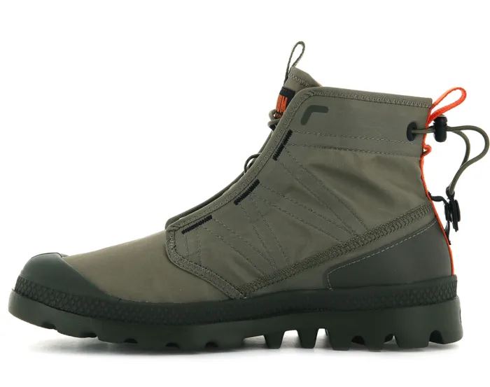 Kids PAMPA TRAVEL LITE Dusky Green PALLADIUM Boots Kids PAMPA TRAVEL LITE Dusky Green PALLADIUM Boots