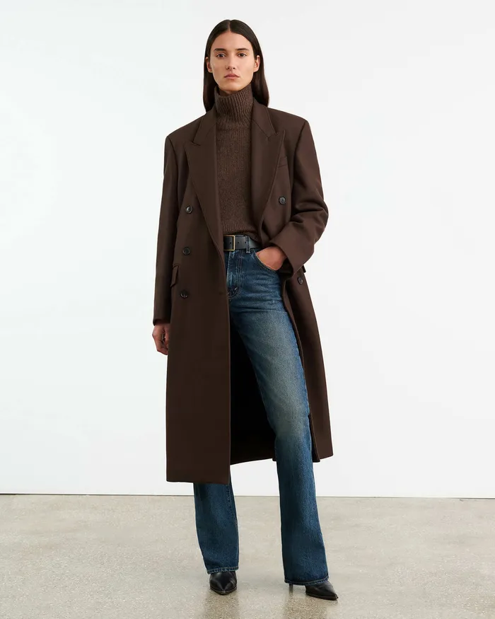 Knits and Sweaters Nili Lotan Women TABITHA CASHMERE SWEATER Redwood Melange