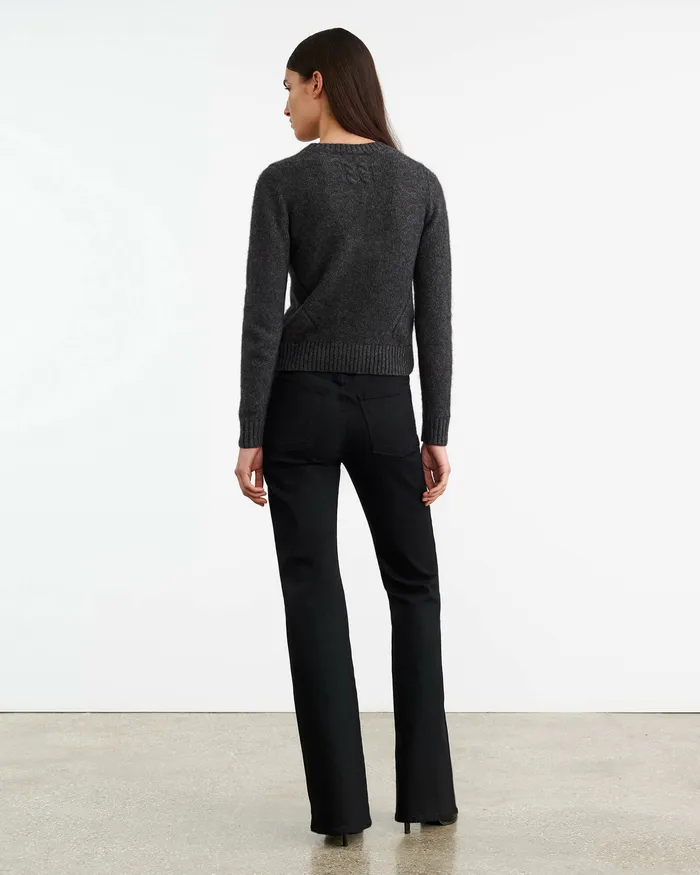 Knits and Sweaters Women Nili Lotan GWENDOLYN SWEATER Charcoal