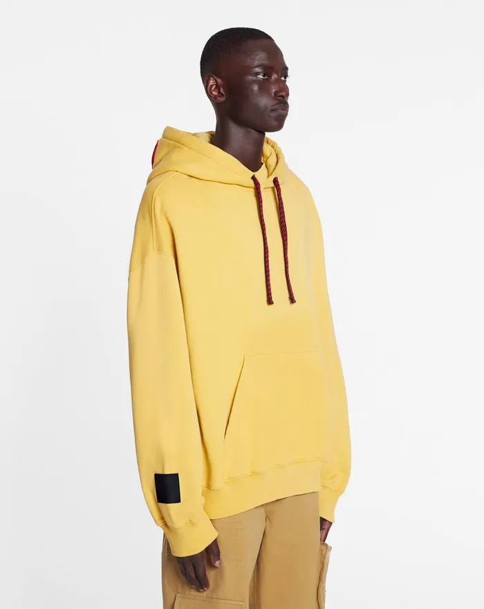 Lanvin X Future Unisex Oversized Curb Laces Corn Men Lanvin Knitwear and Sweatshirts