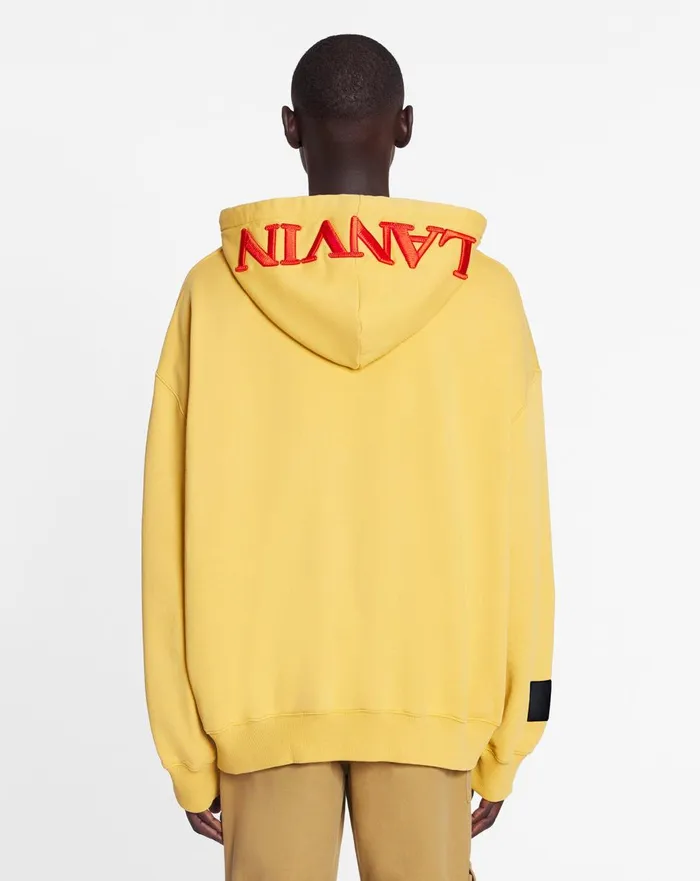 Lanvin X Future Unisex Oversized Curb Laces Corn Men Lanvin Knitwear and Sweatshirts