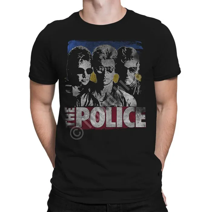 Liquid Blue Athletic TShirt Men The Police Greatest Hits Black Athletic TShirt Liquid Blue Athletic TShirt Men The Police Greatest Hits Black Athletic TShirt