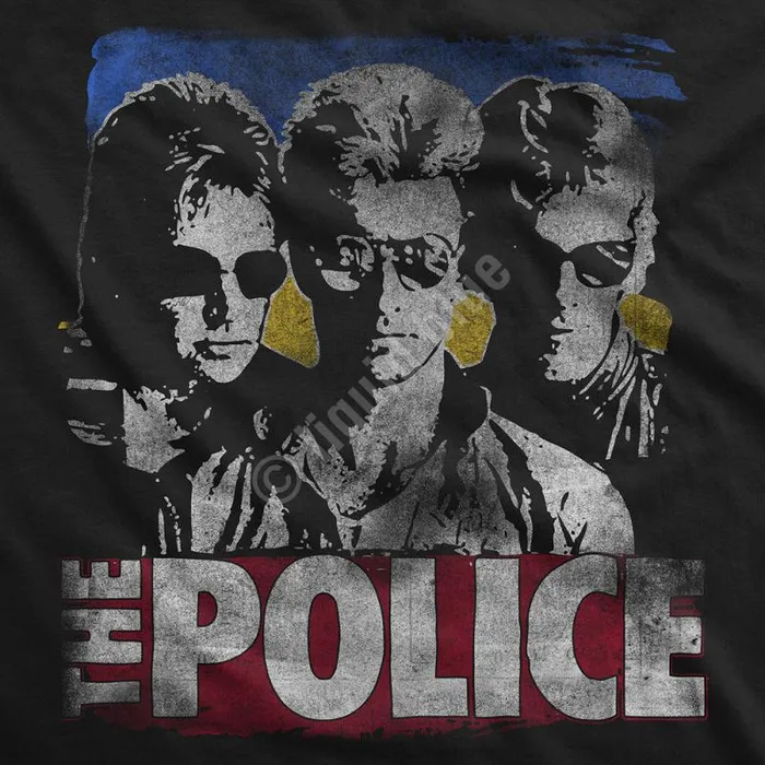 Liquid Blue Athletic TShirt Men The Police Greatest Hits Black Athletic TShirt Liquid Blue Athletic TShirt Men The Police Greatest Hits Black Athletic TShirt