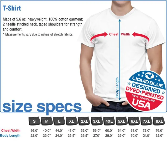 Liquid Blue TShirt Men SYF Independence TShirt