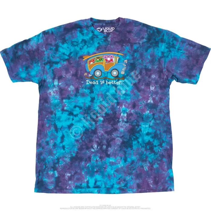 Liquid Blue TShirt Men Wagon Dead Is Better TShirt