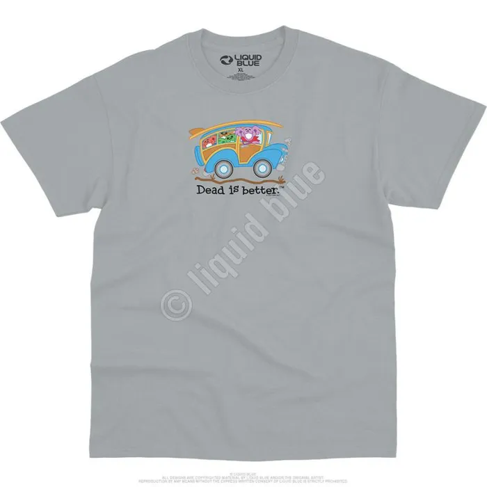 Liquid Blue TShirt Men Wagon Dead Is Better TShirt