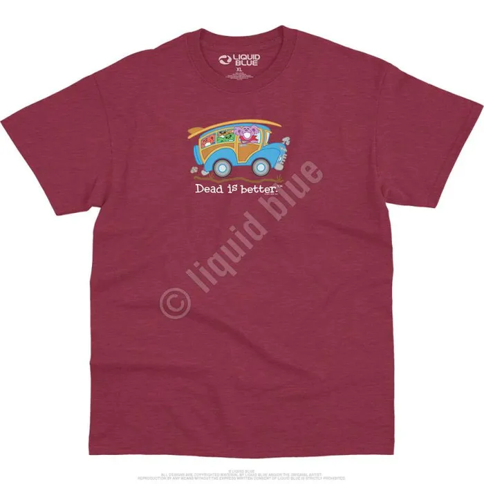 Liquid Blue TShirt Men Wagon Dead Is Better TShirt