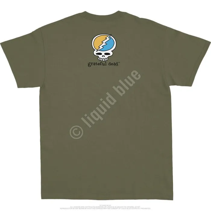 Liquid Blue TShirt Men Wagon Dead Is Better TShirt