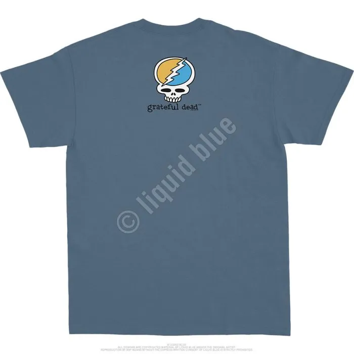 Liquid Blue TShirt Men Wagon Dead Is Better TShirt
