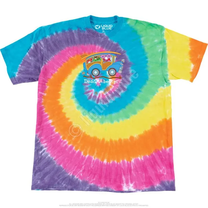 Liquid Blue TShirt Men Wagon Dead Is Better TShirt