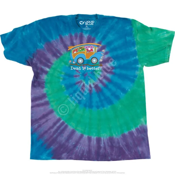 Liquid Blue TShirt Men Wagon Dead Is Better TShirt