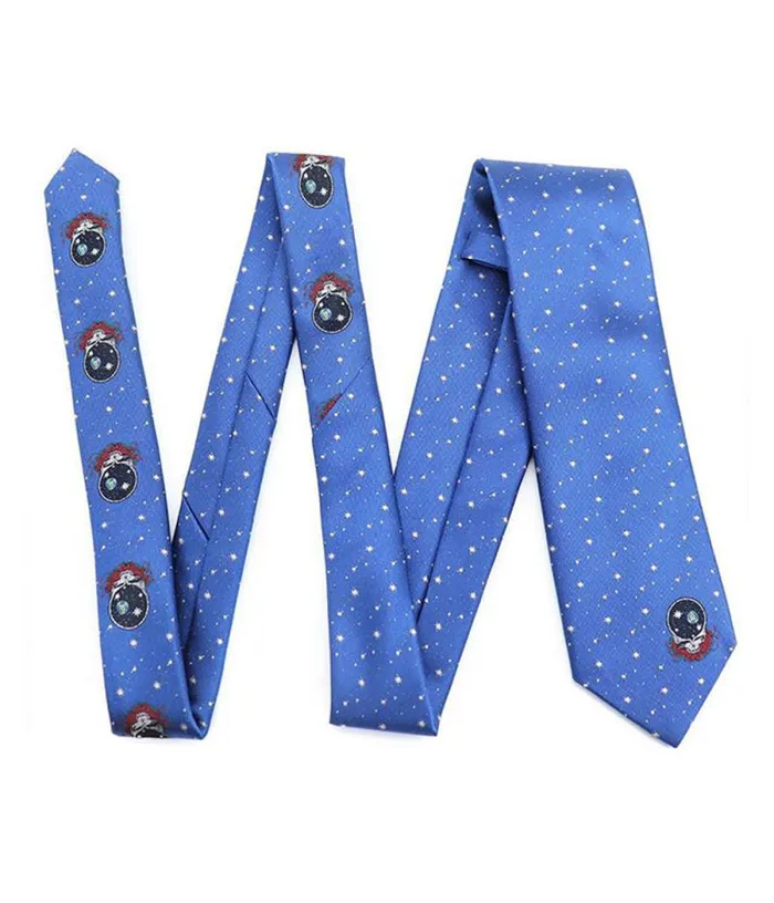Liquid Blue Ties Accessories Blue Space Your Face Tie