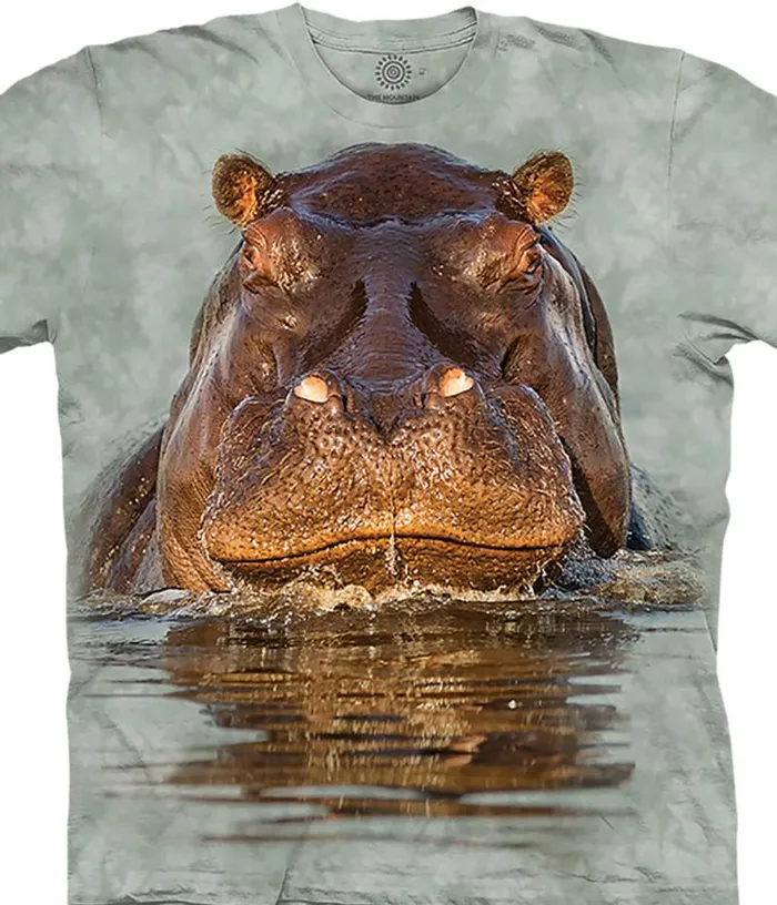 Liquid Blue Youth Kids Hippo Kids039 TShirt