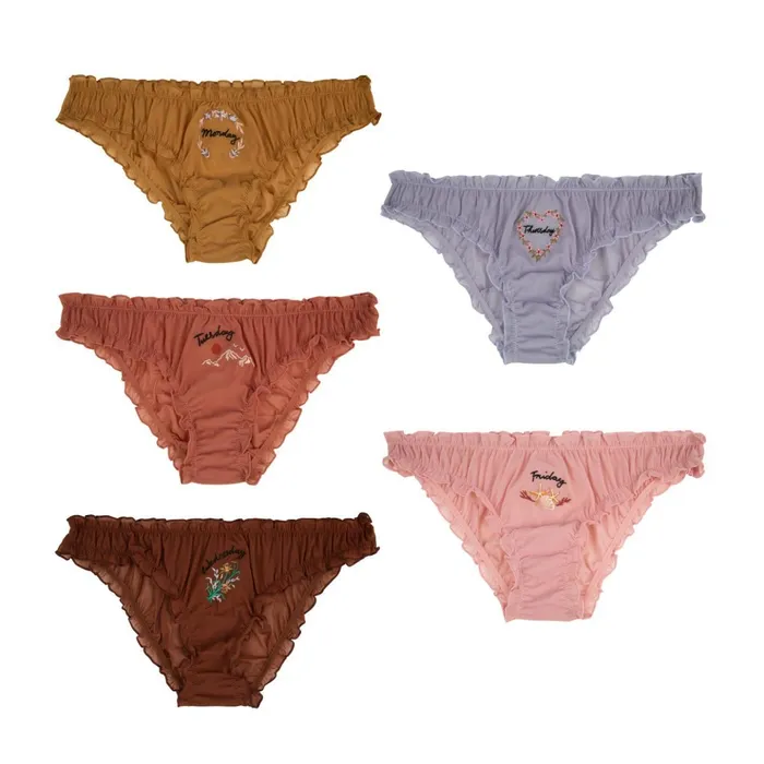 Love Stories Briefs 5Pack Lola Weekday Briefs Multicolour 8211 Women