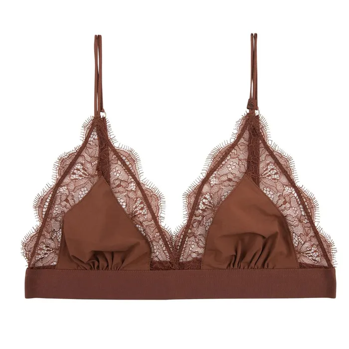 Love Stories Cup A To D Love Lace Bralette Dark Brown 8211 Women