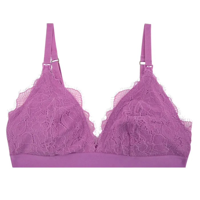 Love Stories Cup E To F Mommy Darling Bralette Purple 8211 Women