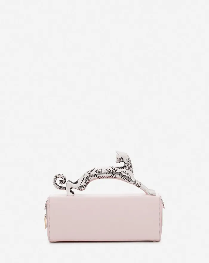 Medium Leather Pencil Cat Bag Ros Women Lanvin Tote Bags and Top Handle Bags Medium Leather Pencil Cat Bag Ros Women Lanvin Tote Bags and Top Handle Bags