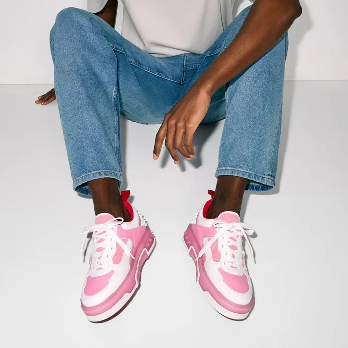 Men Astroloubi Sneakers 8211 Calf Leather And Nappa Leather 8211 Calipso Christian Louboutin Sneakers Men Astroloubi Sneakers 8211 Calf Leather And Nappa Leather 8211 Calipso Christian Louboutin Sneakers