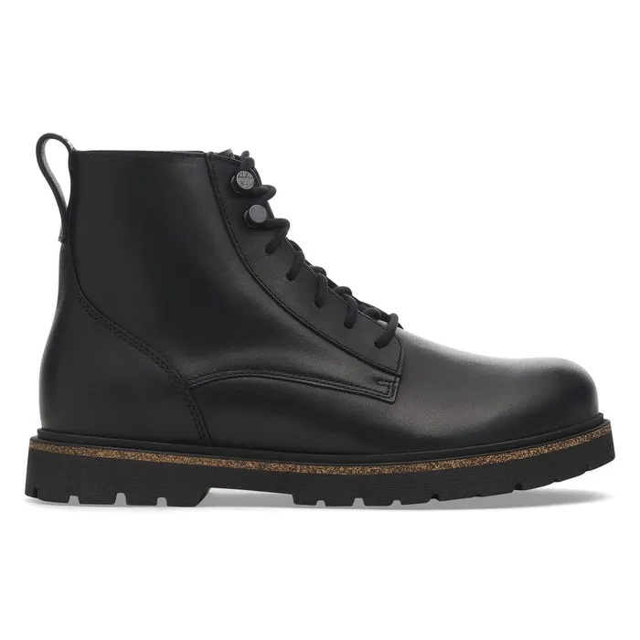Men Birkenstock Boots Highwood Lace Mid Black