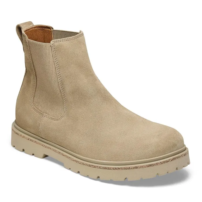 Men Birkenstock Boots Highwood Slip Taupe
