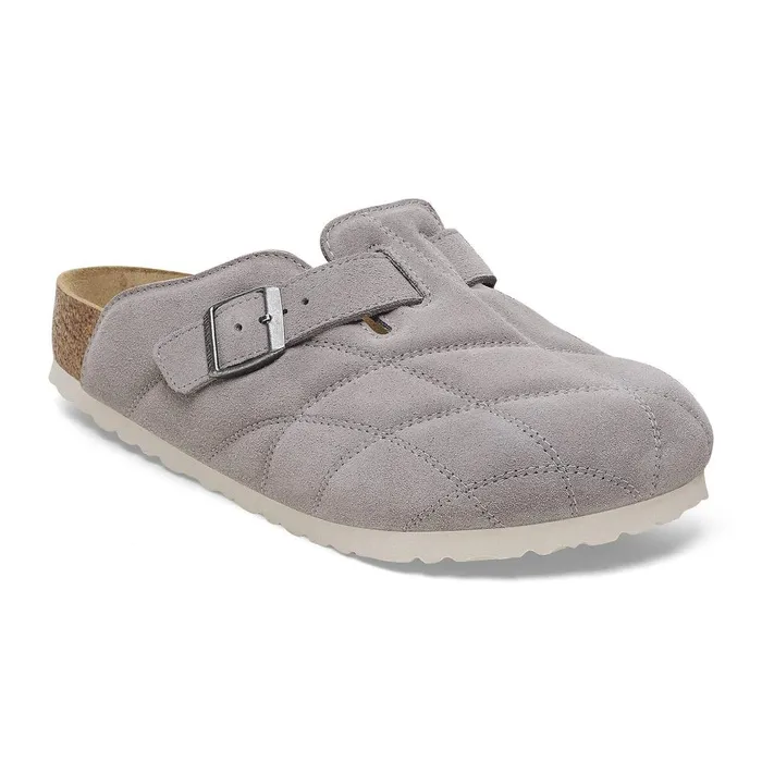 Men Birkenstock Clogs Boston Quilted Stone Coin