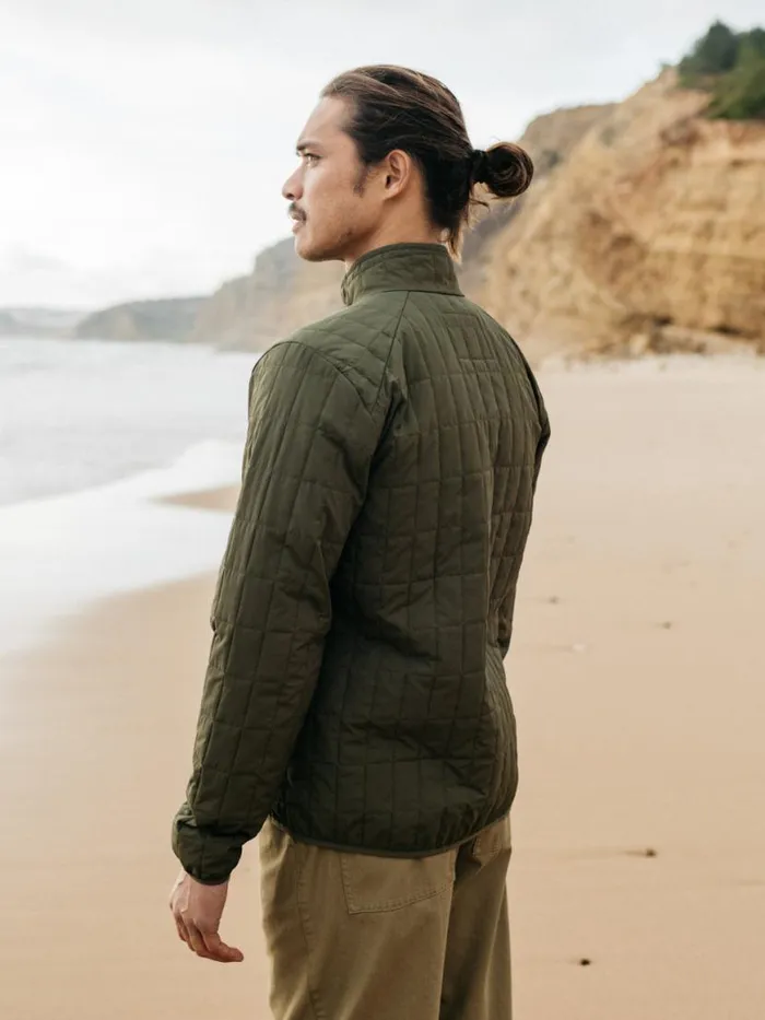 Men Firecrest Jacket Olive Finisterre Jackets Coats and Gilets
