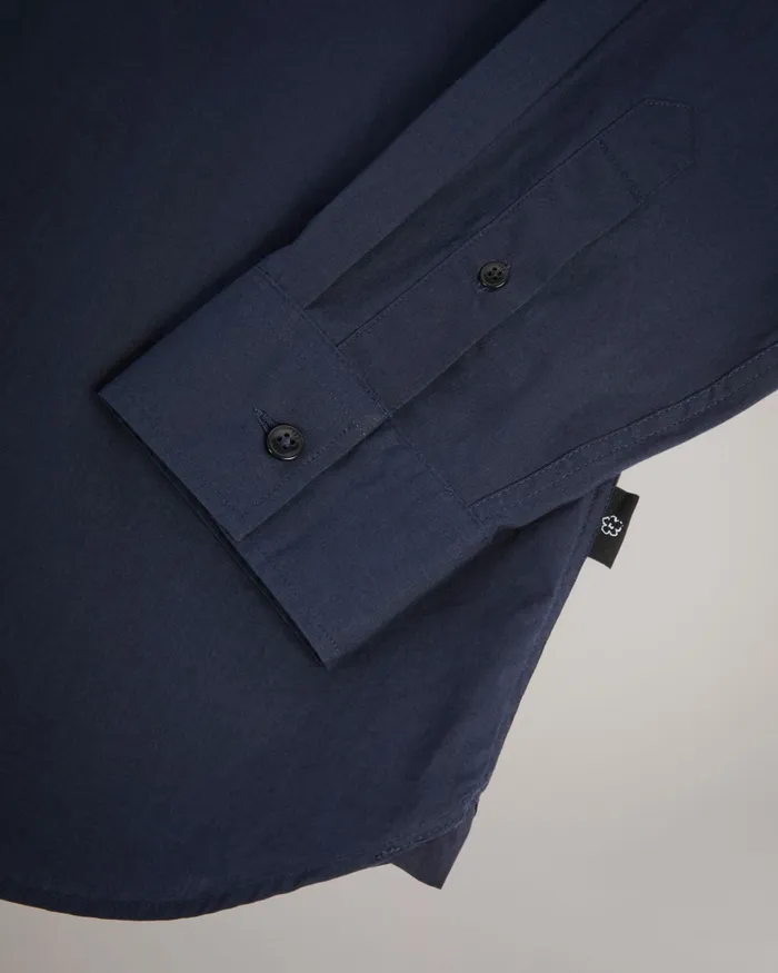 Men FONIK 8211 Poplin Shirt Navy Ted Baker Shirts
