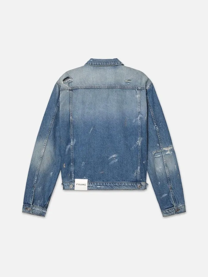 Men FRAME Denim Jackets Pleated Jacket
