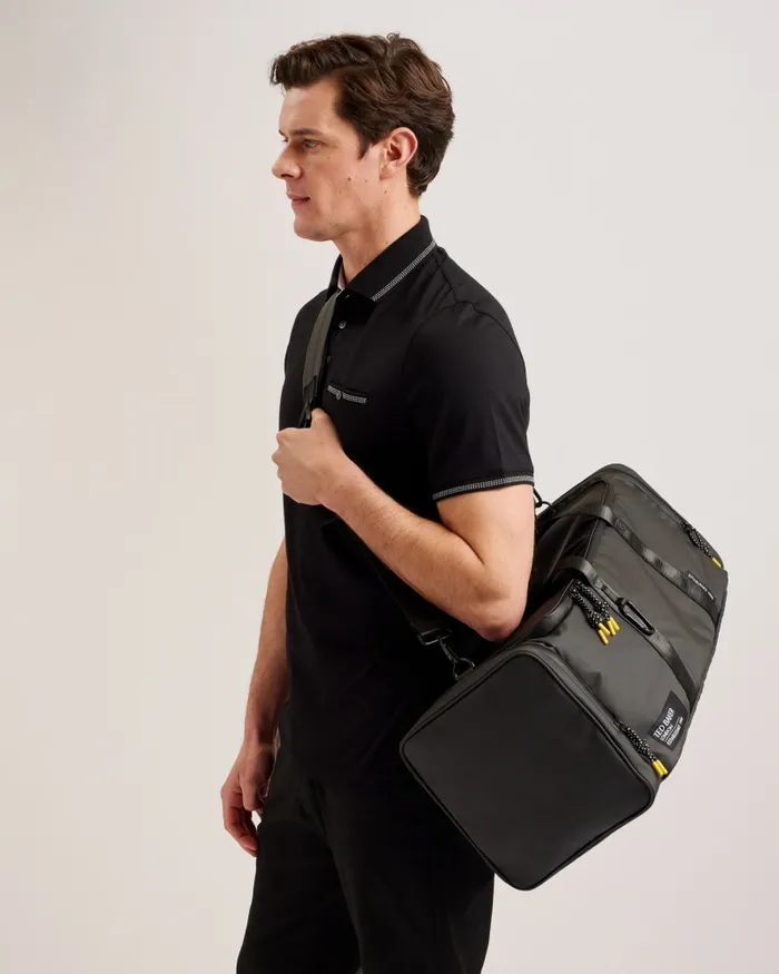 Men HYKE 8211 Rubberised Holdall Jetblack Ted Baker Holdalls and Weekend Bags Men HYKE 8211 Rubberised Holdall Jetblack Ted Baker Holdalls and Weekend Bags