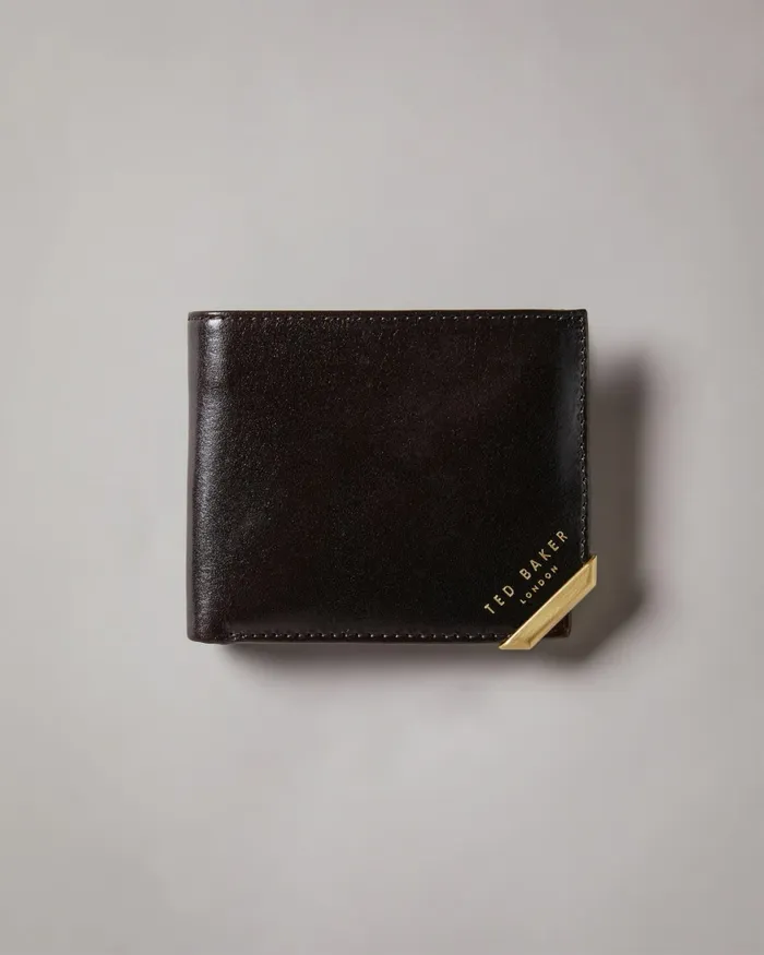 Men KORNING 8211 Metal Corner Coin Wallet Chocolate Ted Baker Wallets and Cardholders Men KORNING 8211 Metal Corner Coin Wallet Chocolate Ted Baker Wallets and Cardholders